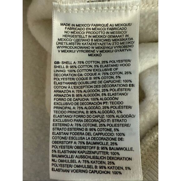 The North Face Men’s Back Graphic Hoodie XXL – Cream / Multicolor Logo - Picture 12 of 13